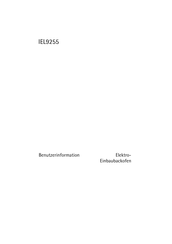 Electrolux IEL9255 Benutzerinformation