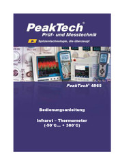 PeakTech P4965 Bedienungsanleitung