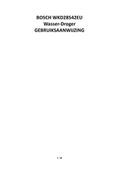 Bosch WKD28542EU Gebrauchsanleitung