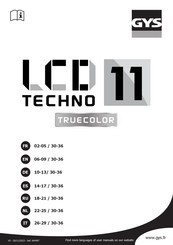 Gys TECHNO 11 TRUE COLOR Bedienungsanleitung