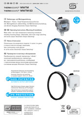 S+S REGELTECHNIK Thermasgard MWTM-SD Bedienungs- Und Montageanleitung