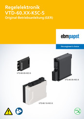 ebm-papst VTD-60.13-K5C-S Originalbetriebsanleitung