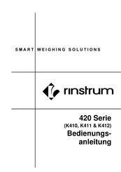 Rinstrum K412 Bedienungsanleitung