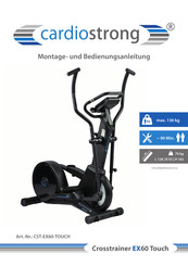 CARDIO STRONG CST-EX60-TOUCH Montage- Und Bedienungsanleitung