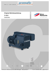 Gardner Denver Elmo Rietschle C-DLR150 Originalbetriebsanleitung
