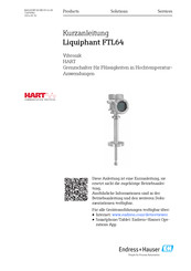 Endress+Hauser Liquiphant FTL64 Kurzanleitung