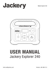 Jackery Explorer 240 Bedienungsanleitung