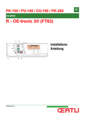 OERTLI OE-tronic 3 PK-260 Installationsanleitung