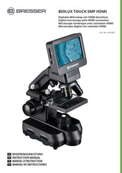 Bresser BIOLUX TOUCH 5MP HDMI Bedienungsanleitung