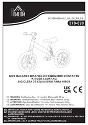 HOMCOM 370-090 Bedienungsanleitung