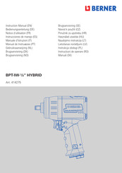 Berner BPT-IW-1/2 HYBRID STB Bedienungsanleitung