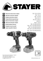 stayer PBL 70 L20 BRUSHLESS Original Bedienungsanleitung