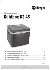 Berger K2 45 Gebrauchsanweisung