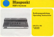 Blaupunkt DIGITA 501 Bedienungsanleitung