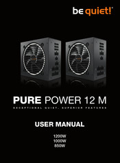 Be Quiet! PURE POWER 12 M Bedienungsanleitung