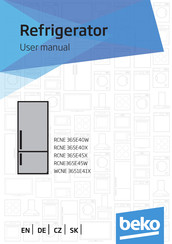 Beko RCNE365E45W Bedienungsanleitung