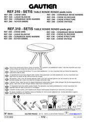 Gautier D45 Bedienungsanleitung