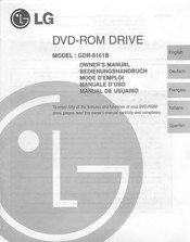 LG GDR-8161B Bedienungshandbuch