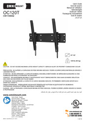 Omnimount OC120T Bedienungsanleitung