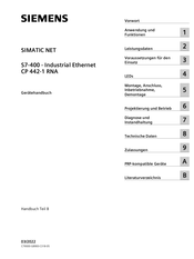 Siemens SIMATIC NET CP 442-1 RNA Gerätehandbuch