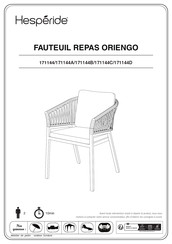 Hesperide ORIENGO 171144 Bedienungsanleitung