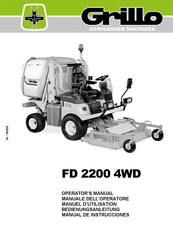 Grillo FD 2200 4WD Bedienungsanleitung