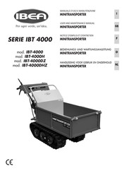 IBEA IBT-4000DHZ Bedienungs- Und Wartungsanleitung