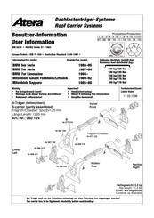 Atera 080 124 Benutzerinformation