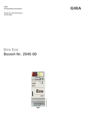 Gira Eco Produktdokumentation