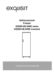 Exquisit GS280-HE-040E weiss Gebrauchsanweisung
