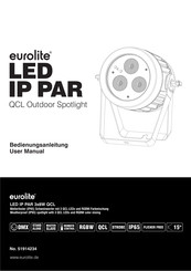 EuroLite LED IP PAR 3x8W QCL Bedienungsanleitung