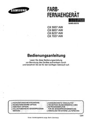 Samsung CX 6237 AW Bedienungsanleitung