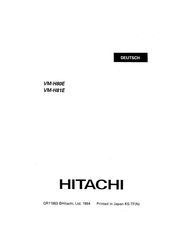 Hitachi VM-H80E Bedienungsanleitung