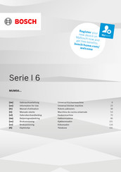 Bosch I 6 Serie Gebrauchsanleitung