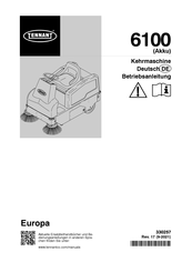 Tennant 6100 Betriebsanleitung