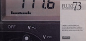 Fluke 73 Bedienungshandbuch