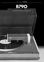 STUDER REVOX B790 Serviceanleitung