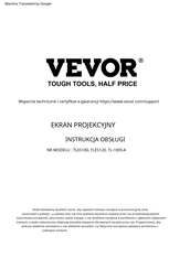 VEVOR TLES120 Bedienungsanleitung