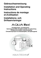 Aqua Technix AQUA Maxi Gebrauchsanweisung