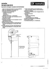 Remeha W10 ECO Anleitung