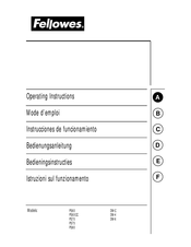 Fellowes PS-70 Bedienungsanleitung