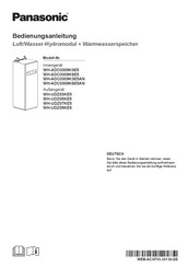 Panasonic WH-ADC0309K3E5 Bedienungsanleitung