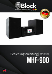 Block MHF-900 Solo Bedienungsanleitung