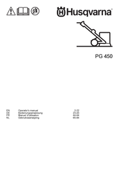 Husqvarna PG450 Bedienungsanweisung