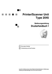 Ricoh 2045 Bedienungsanleitung