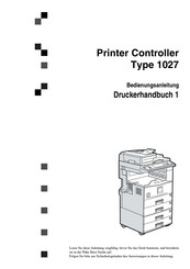 Ricoh 1027 Bedienungsanleitung