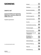 Siemens SIMATIC NET SINEC OS v2.3 Projektierungshandbuch