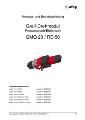 Afag GMQ 20/RE-50 Montage- Und Betriebsanleitung