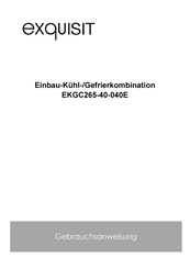 exquisit EKGC265-40-040E Gebrauchsanweisung