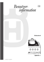 Electrolux Husqvarna QCB 831-1 Benutzerinformation